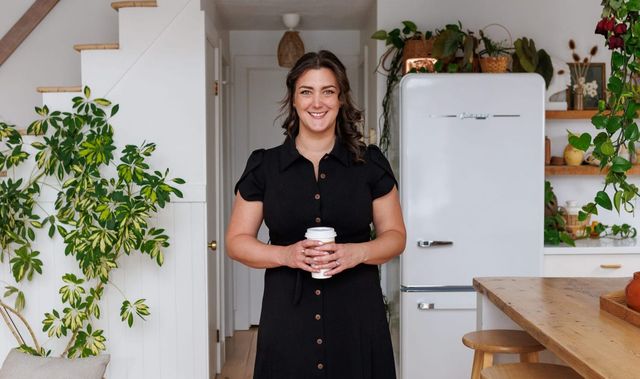 Meghan Thorne standing in the doorway of a Halifax home